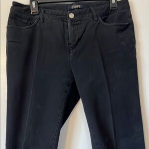 Chaps Midnight Black Trousers